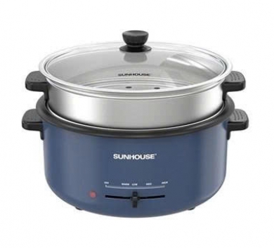 Nồi lẩu Sunhouse 3.5L - SHD4524 ( có xửng hấp) 